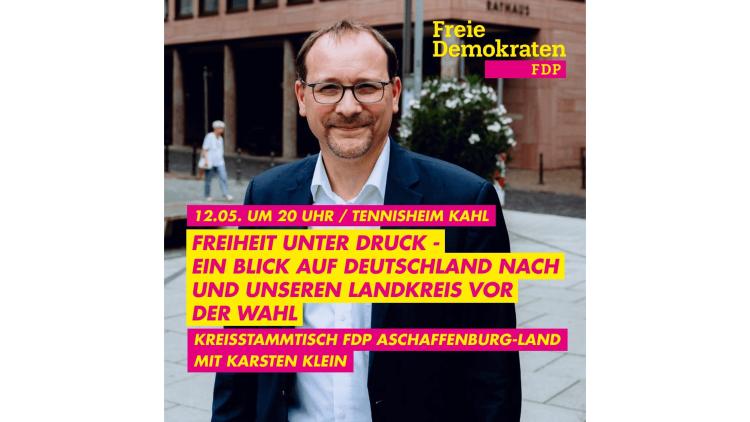 Kreisstammtisch in Kahl am Main mit Karsten Klein