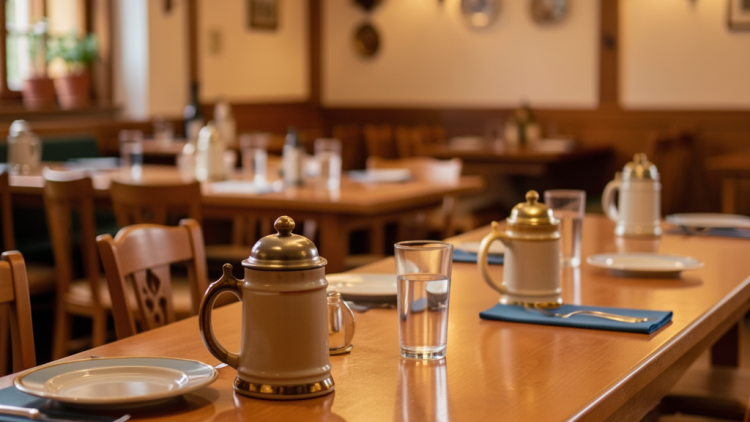 KI-generiertes Bild einer gemütlichen Restaurantszene