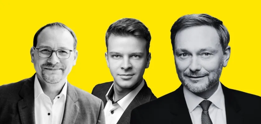 Neujahrsempfang der FDP-Kreisverbände am Bayerischen Untermain mit Christian Lindner, Karsten Klein und Noah Kirchgeßner
