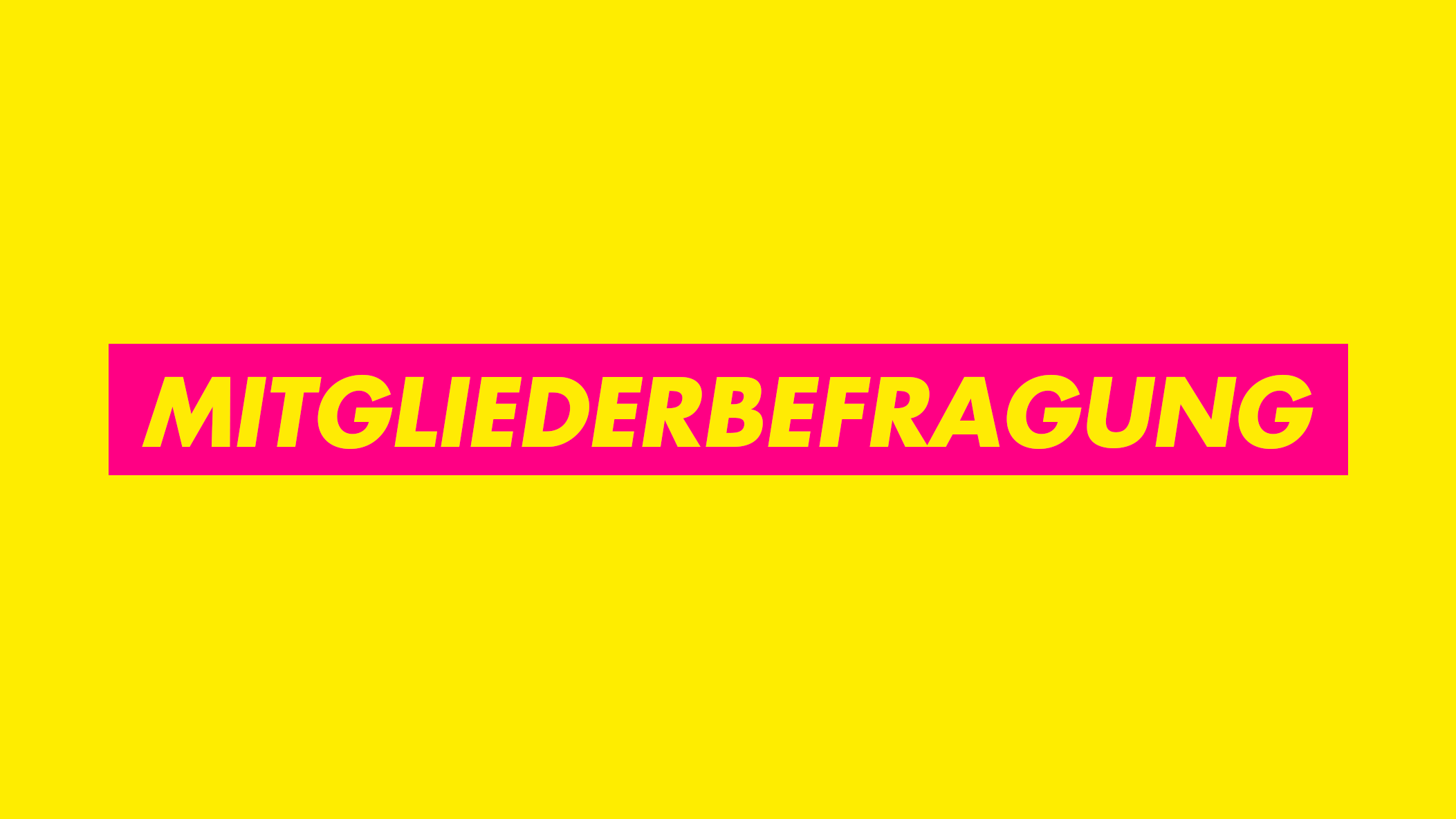 Mitgliederbefragung